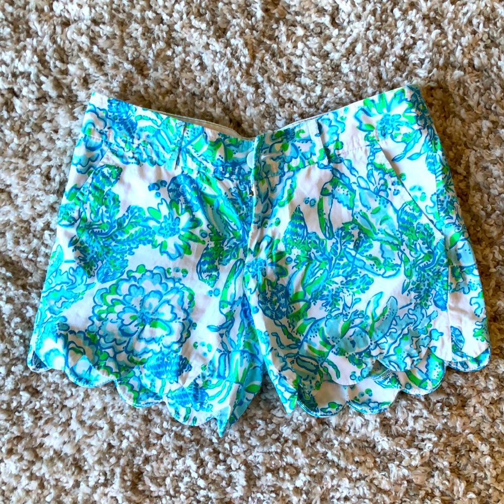 Lilly Pulitzer Scalloped Shorts